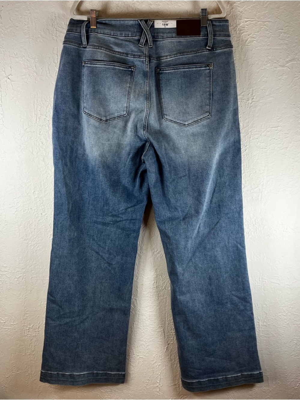 Judy Blue High Waist Double Button Wide Leg Jeans - Picture 10 of 15